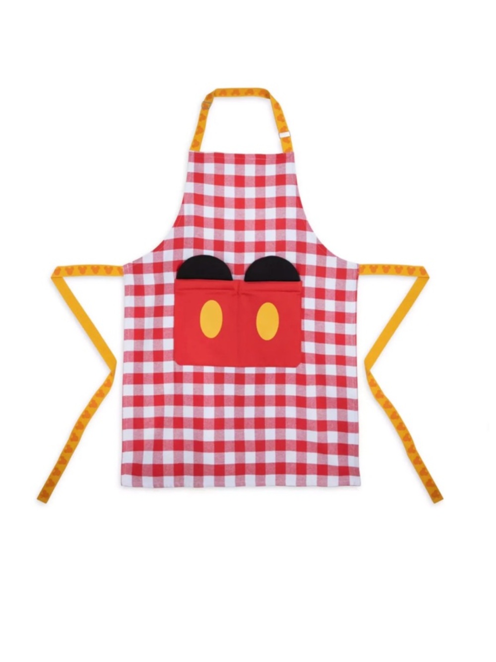 Disney Mickey Apron with Yellow Ties